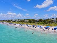 View of Englewood beach from the Gulf side.